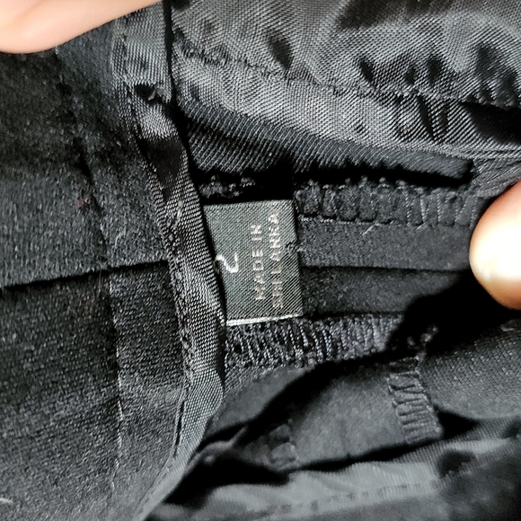 Black Sailor Shorts with Buttons - Picture 3 of 4